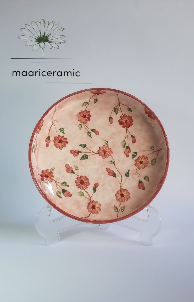 بشقاب سرامیکی طرح بهشت